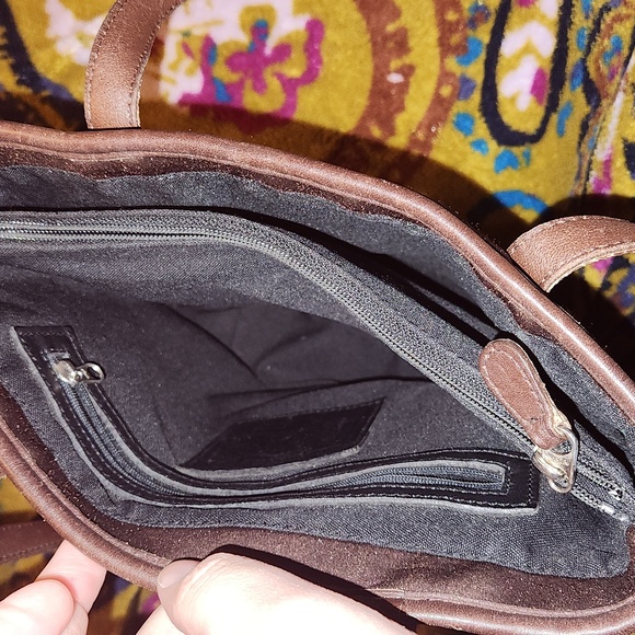 Coach Neoprene Brown Mini Tote Bag - Picture 7 of 12